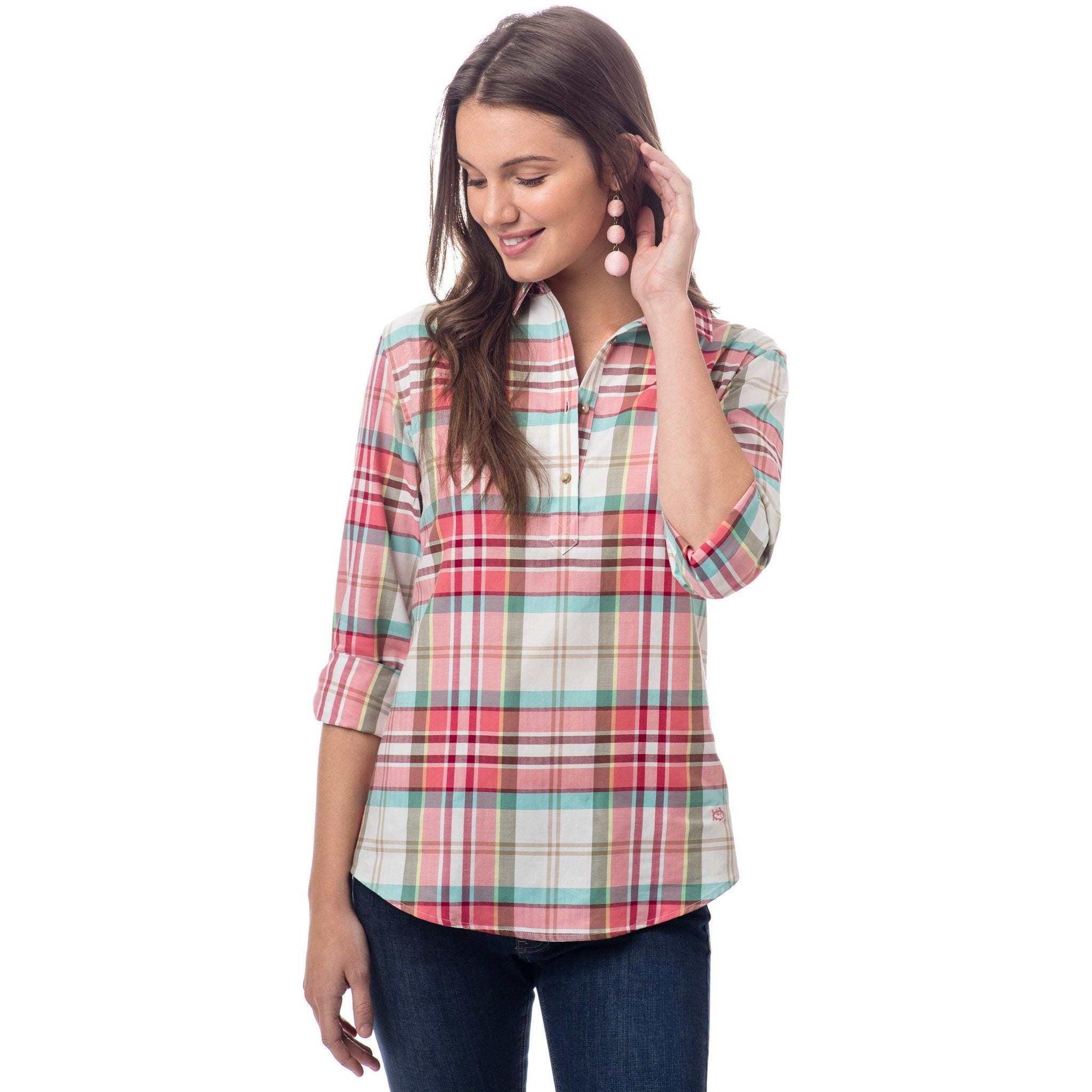 Southern Tide Mountain Plaid Hadley Popover – Dan's Southern Prep