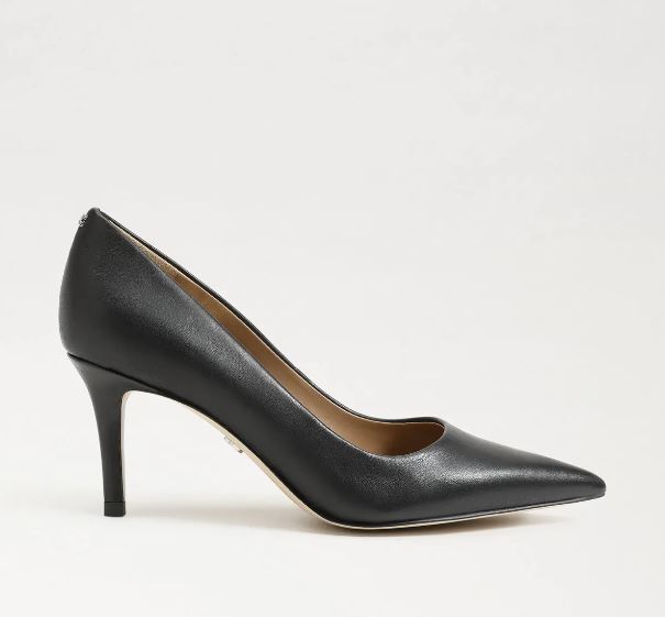 Sam Edelman Vienna Kitten Pump Black Leather – Dan's Southern Prep